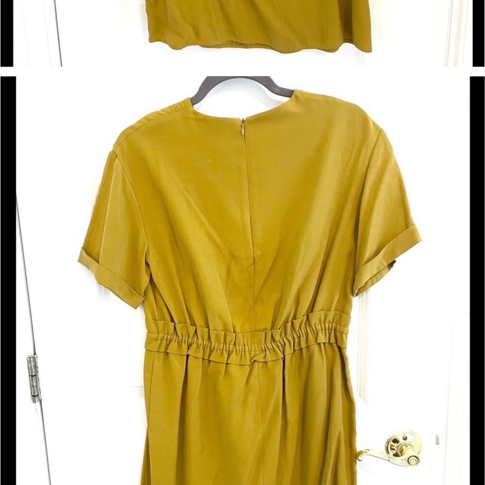 Zara short dress with tie at waist Sz xl - Picture 2 of 9